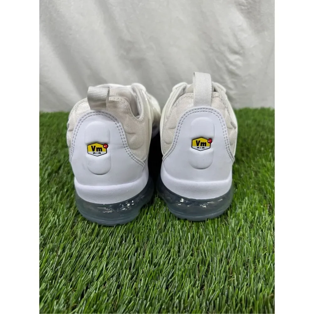 Nike White VaporMax Plus Athletic Shoes - Picture 3 of 8